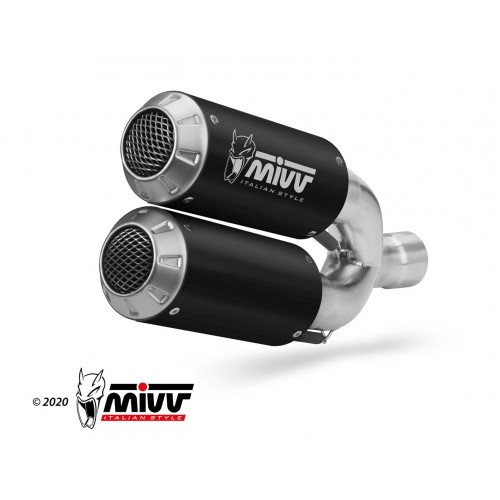 Double Echappement Mk3 Carbone Mivv Non Homologué