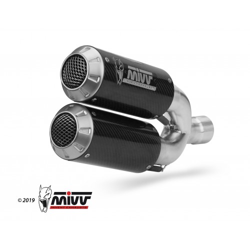 Double Exhaust Mk3 Carbon Mivv Not Approved