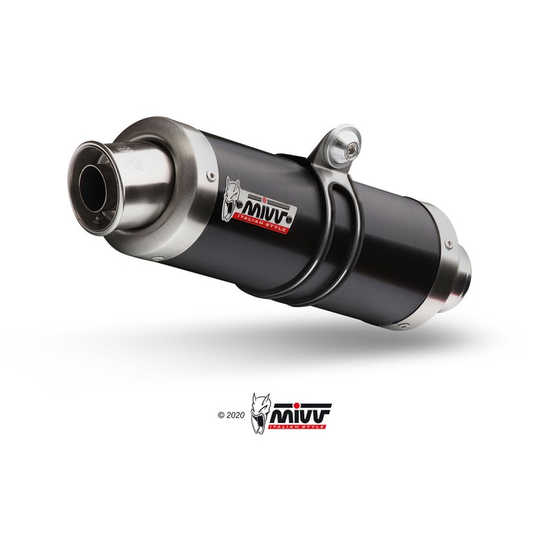 Escape Gp Black Acero Inoxidable Mivv Homologado