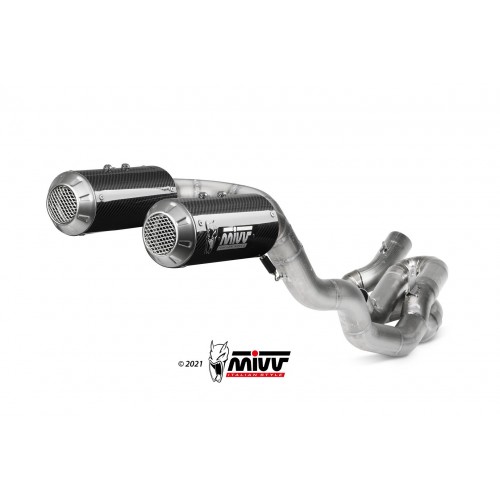 Échappement Full Carbon Evo Mivv Non approuvé