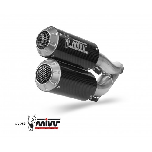 Double Exhaust Mk3 Carbon Mivv Approved Euro 4