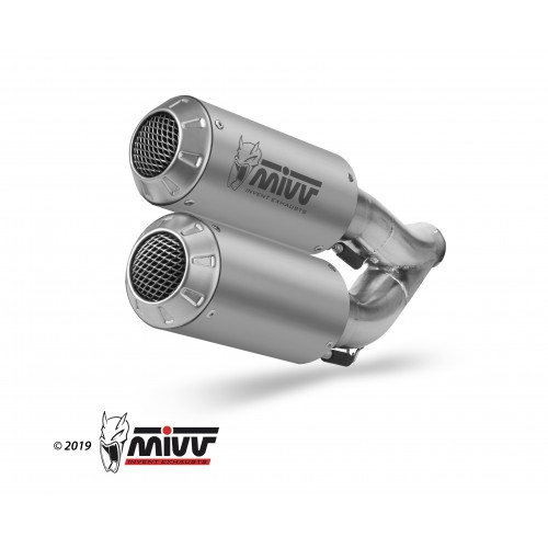 Doble Escape Mk3 Carbono Mivv Homologado Euro 4