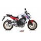 OVAL CARBON EXHAUST MIVV APPROVED