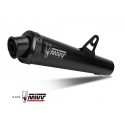 Exhaust X-Cone Black Stainless Steel Mivv Approved
