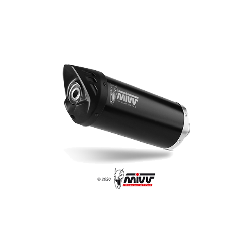 Escape Mover Acero Inoxidable Barnizado Negro Mivv Homologado