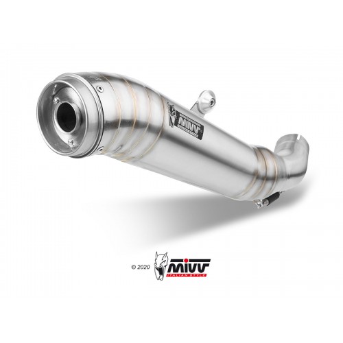 EXHAUST STAINLESS GHIBLI MIVV APPROVED