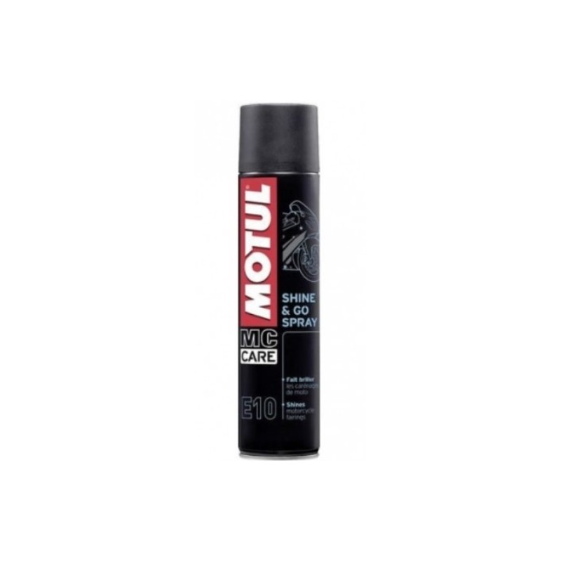 Spray Abrillantador De Plásticos Motul E10 400ml
