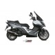 Echappement Speed ​​Edge Noir Acier Inoxydable Approuvé Mivv