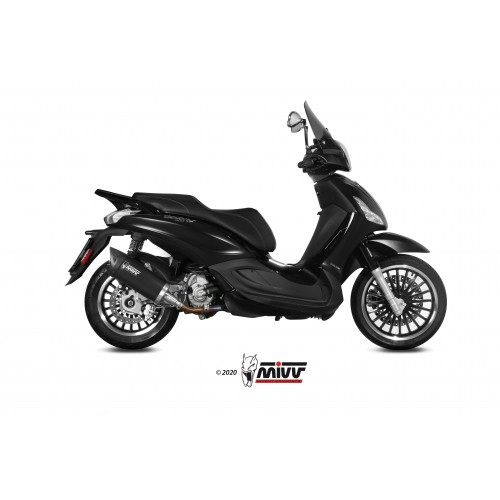 Escape Mover Acero Inoxidable Barnizado Negro Mivv Homologado