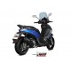 Échappement Mover en acier inoxydable verni noir approuvé Mivv