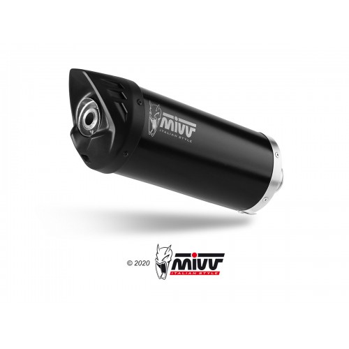 Exhaust Mover Black Varnished Stainless Steel Mivv Approved