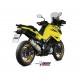 Complete Oval Carbon Exhaust Mivv Homologated