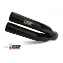 Escape Double Gun Black Acero Inox Mivv No Homologado