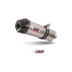 COMPLETE OVAL EXHAUST CARBON MIVV APPROVED