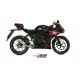 Échappement complet Mk3 Carbon Mivv non approuvé