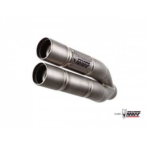 ESCAPE DOUBLE GUN TITANIO MIVV HOMOLOGADO