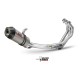 COMPLETE OVAL EXHAUST CARBON MIVV APPROVED