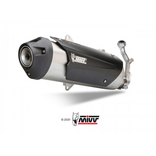 URBAN STAINLESS STEEL EXHAUST MIVV APPROVED
