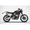 SILENCIOSO INOX HOMOLOGADO ZARD SCRAMBLER 1200