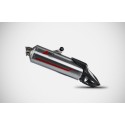 Stainless steel racing silencer