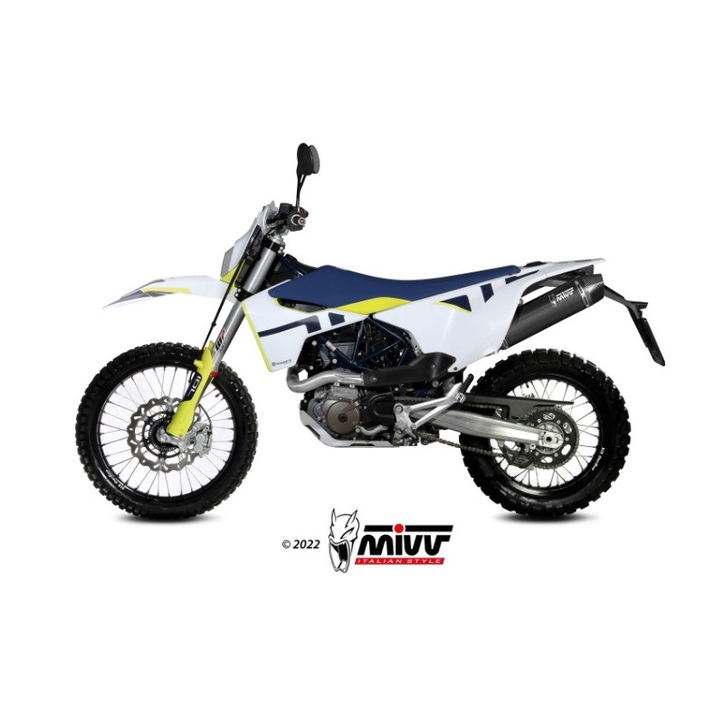 Silencieux STR-1 en acier inoxydable / carbone