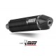 Silencieux STR-1 en acier inoxydable / carbone