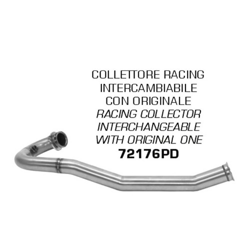 Collecteur d'échappement Racing en acier inoxydable