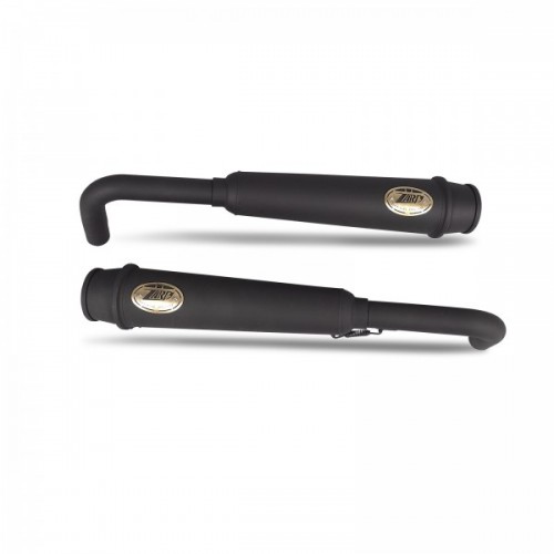 Escape doble EURO4 negro Zard Triumph Bobber 1200 (17-20)