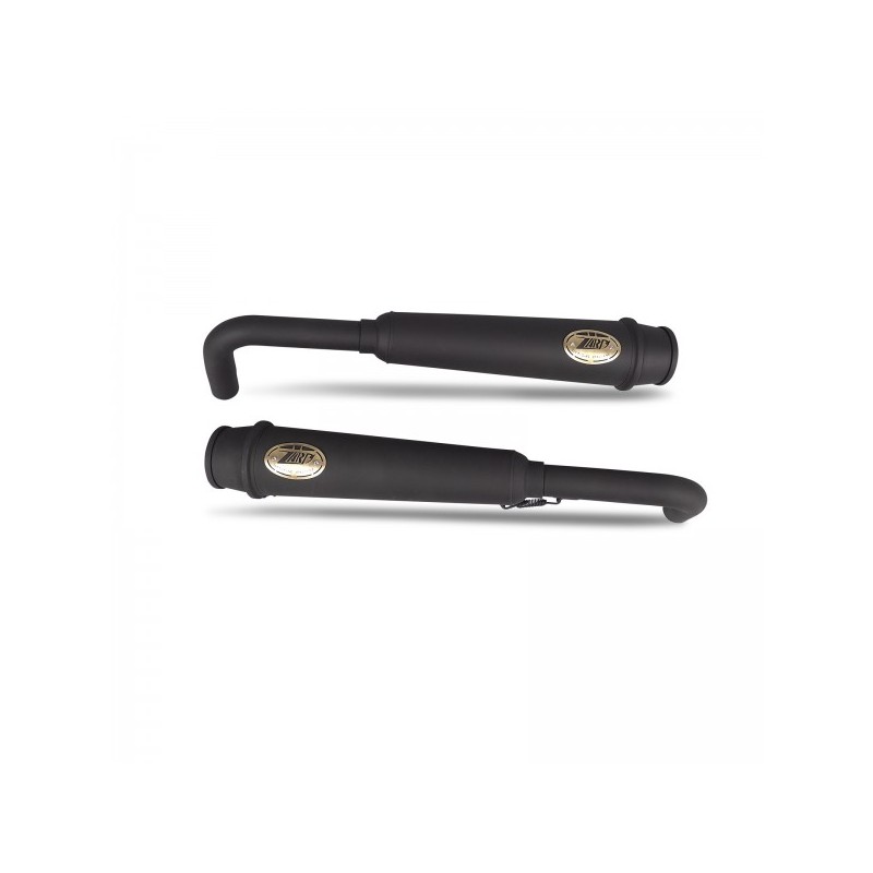 Escape doble Racing negro Zard Triumph Bobber 1200 (21-23)