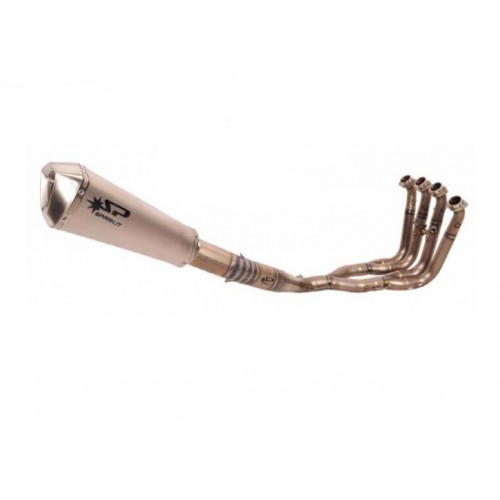 SISTEMA COMPLETO COLECTOR ACERO INOXIDABLE SILENCIOSO TITANIO BMW  S 1000 RR (15-16) 