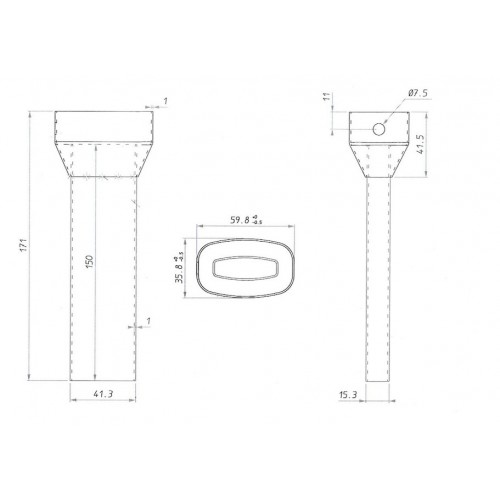 DB KILLER EXHAUST RECTANGULAR
